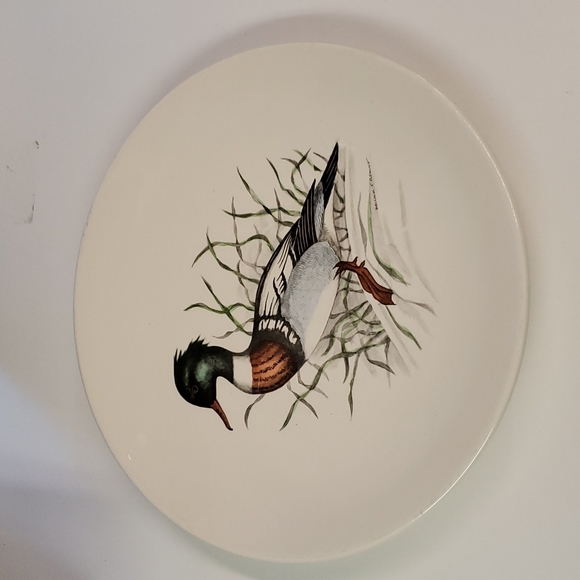 Vintage 1961 Duck by Delano Studios Decorative Plate Malcolm J. Fleming - Picture 1 of 6